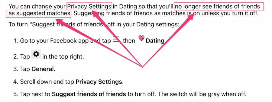 FB dating suggests mutual friends as matches