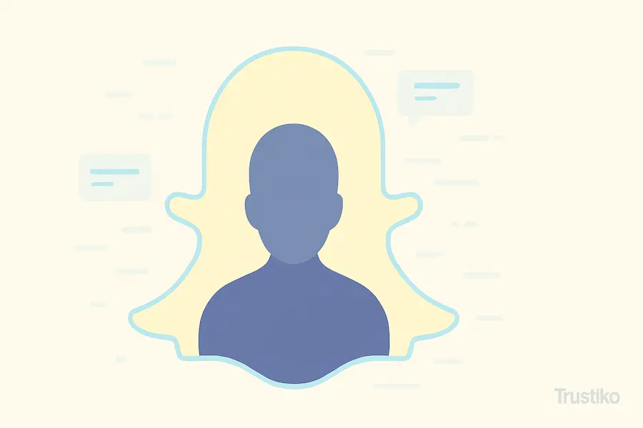 Visual guide on uncovering the real name of a Snapchat user.