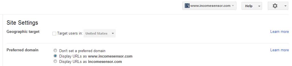 Google Webmaster Tools