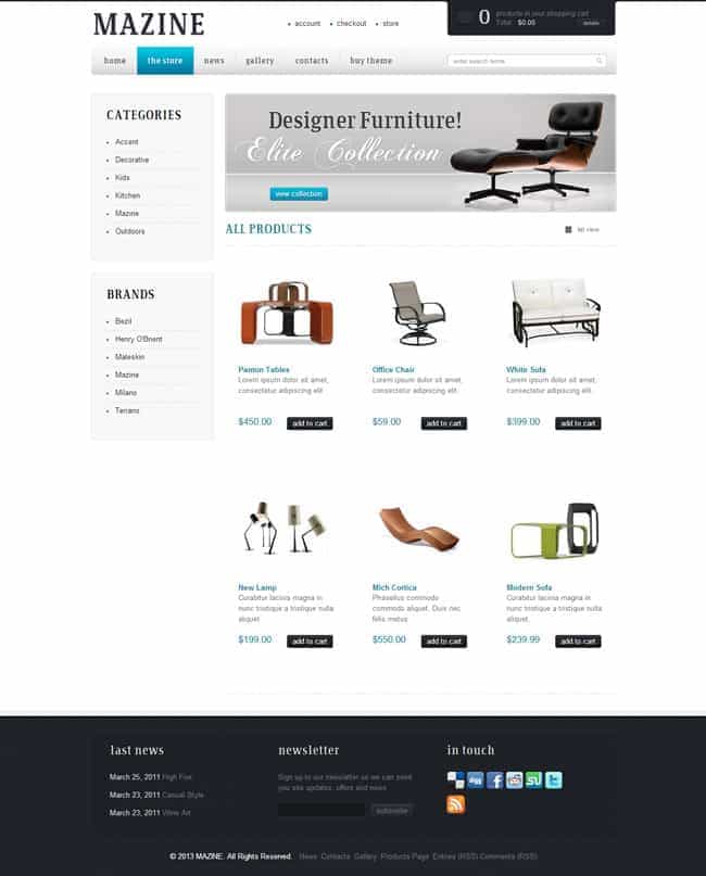 eCommerce design