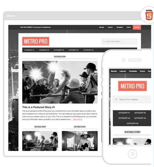 Metro pro Theme