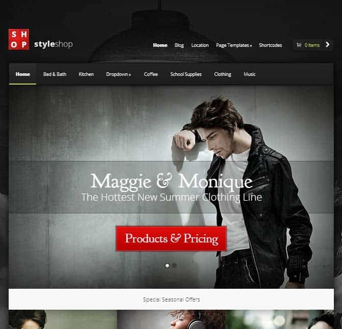 StyleShop eCommerce theme