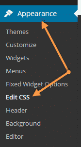 edit CSS