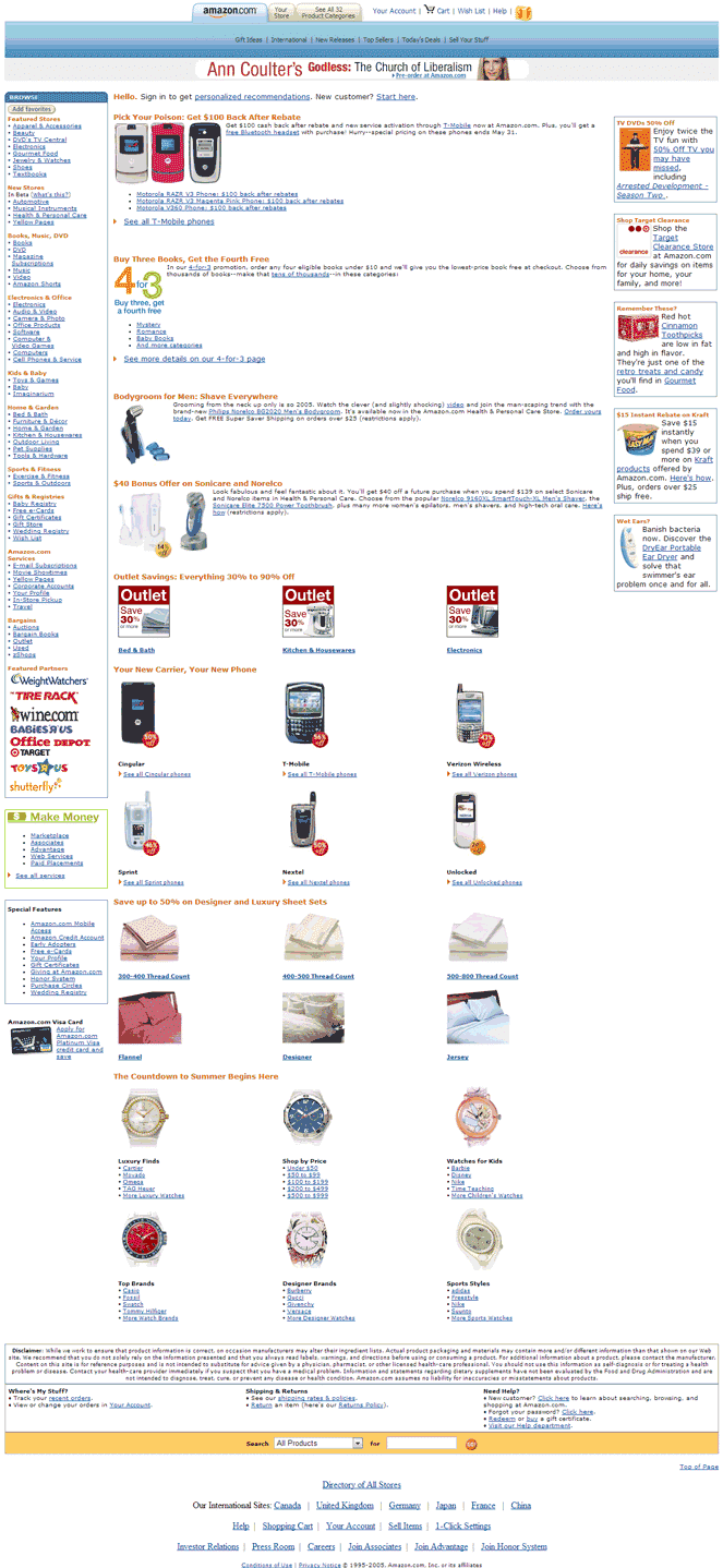 Amazon in 2006 Amazon in 2006