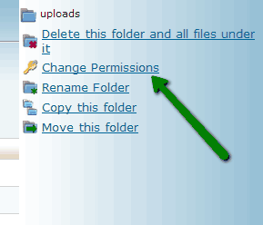 Change single file permissions changing file permissions