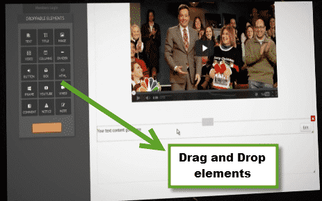 Drag and Drop theme builder