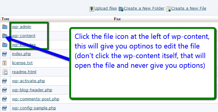 open the File Directory open files directory