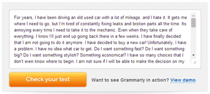 English Grammar Checker