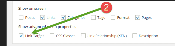Enable link target