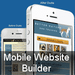 drag and drop mobile website builder