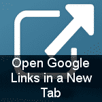 Open Google Links in New Tab