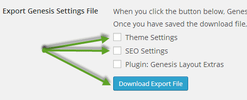 Theme export
