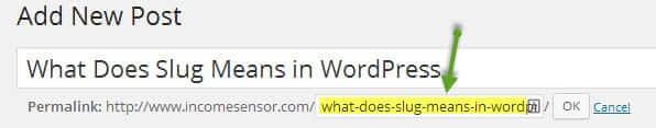 What Does Slug Means in WordPress