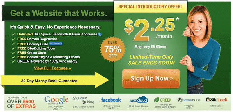 Unlimited web hosting