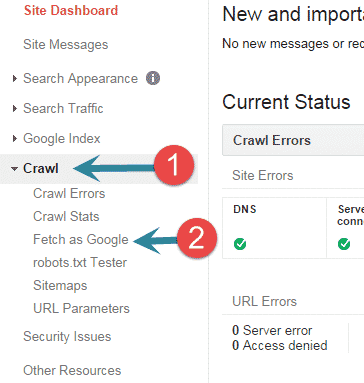 Webmaster Tools
