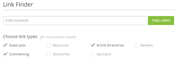  link finder tool