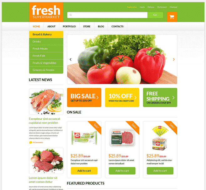 Grocery Web Shop