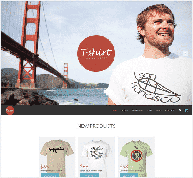 Tshirts theme