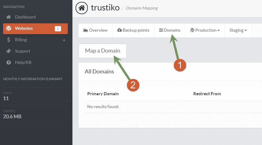 add a domain to WordPress