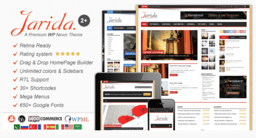 fully customizable WordPress News theme