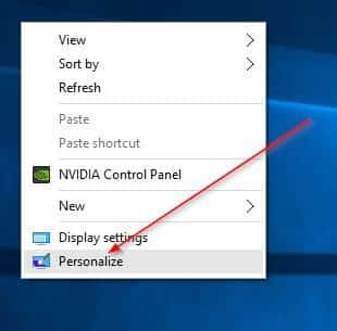 Icons in Windows 10