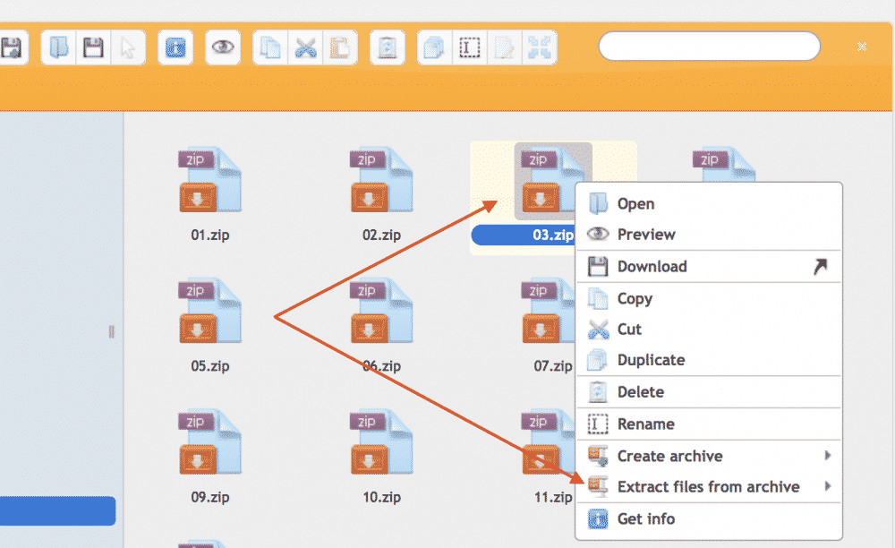 File unzip