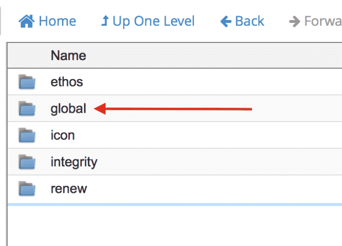 global theme file