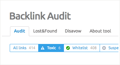 toxic backlinks