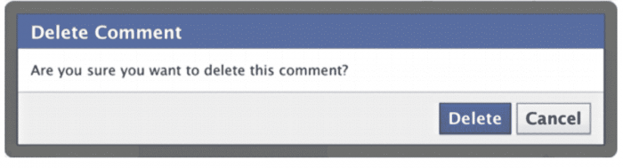 Delete A Comment On Facebook