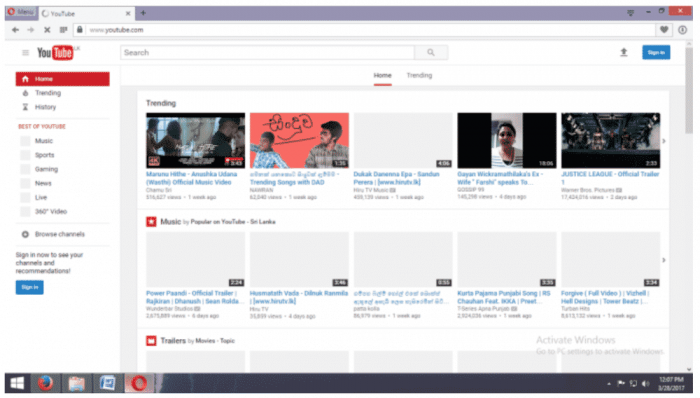 Youtube to watch movies