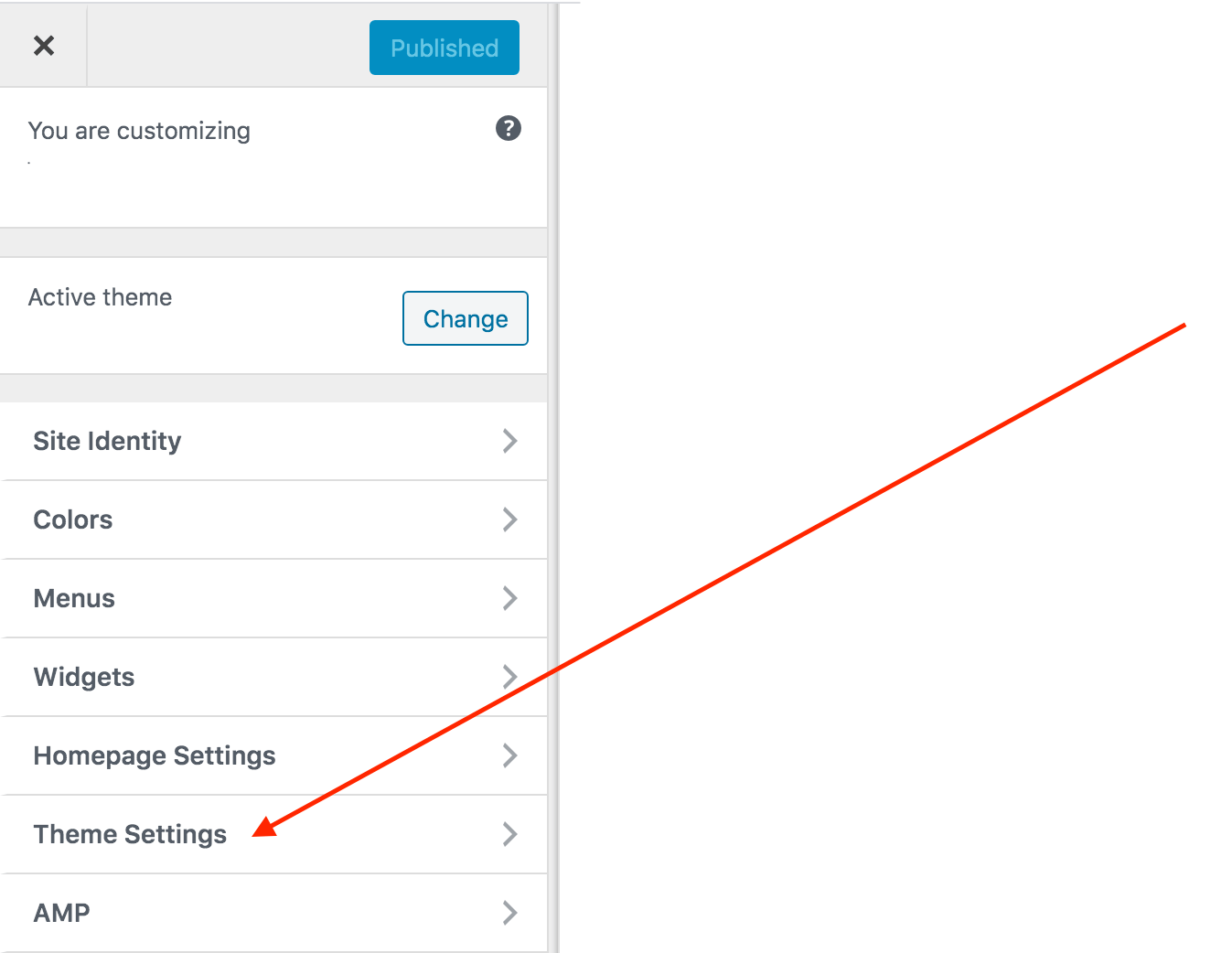 Using the Genesis theme settings