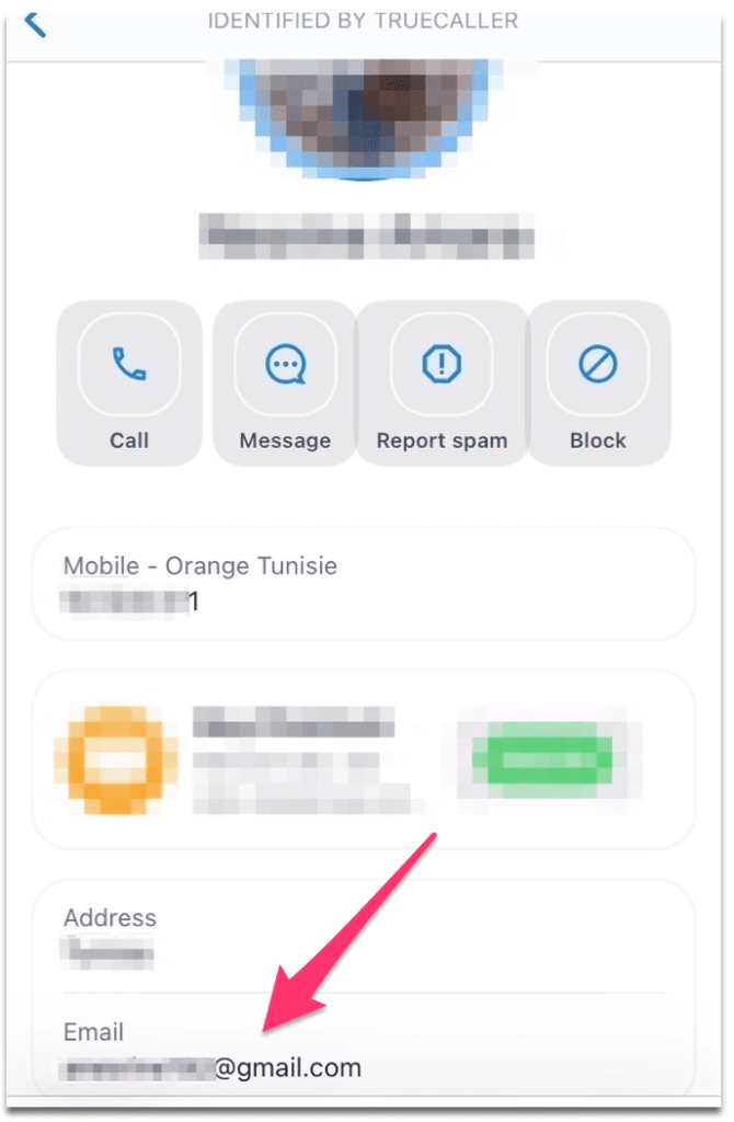 Email linked to a cell phone number
