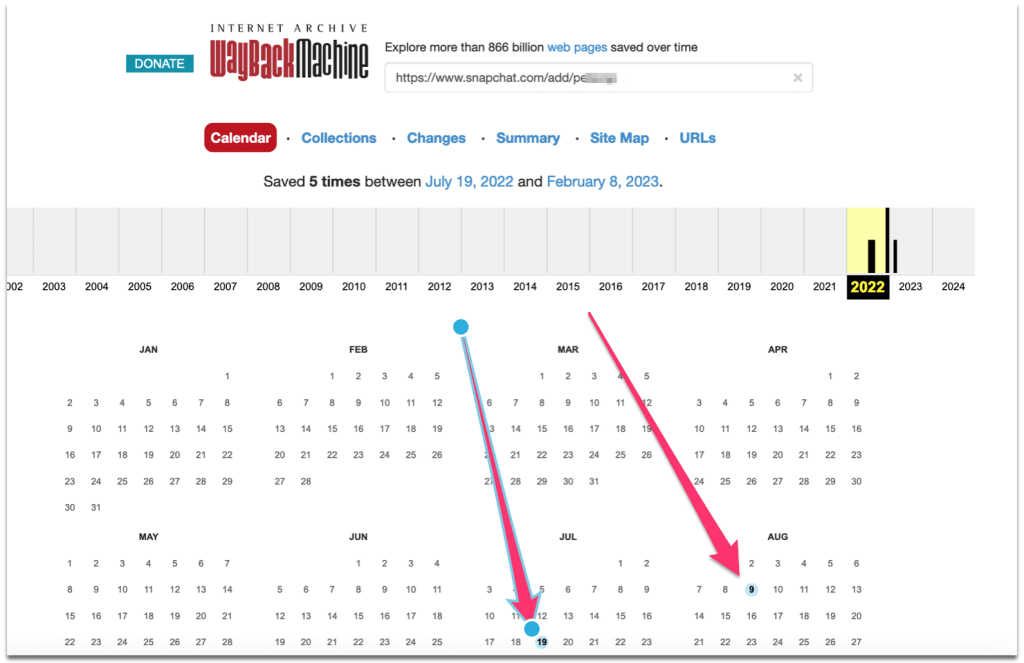 the Wayback Machine