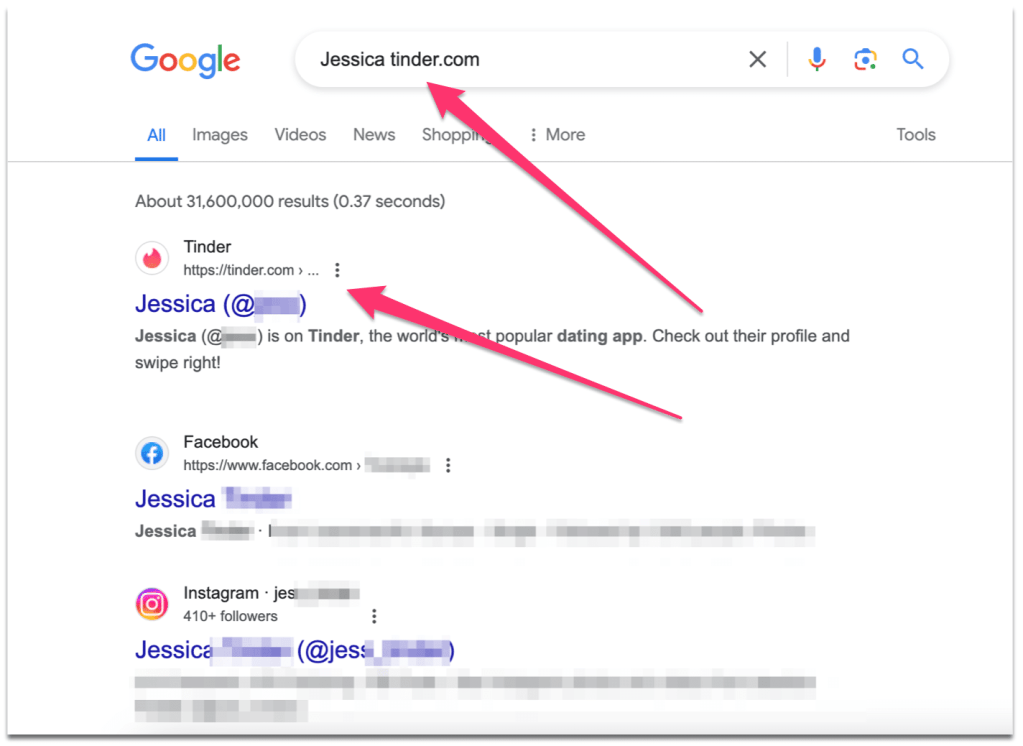 profile on Google
