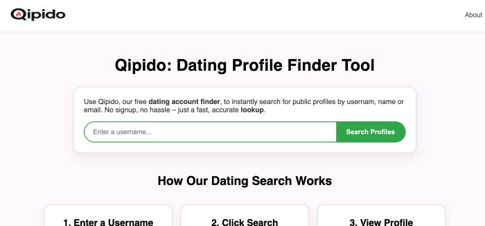 Qipido dating site username search